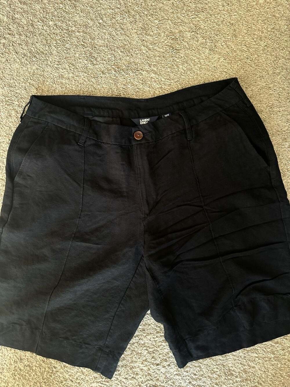 Lands' End High Rise Bermuda Shorts
